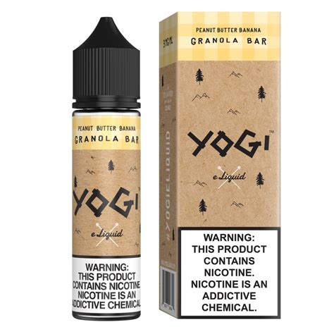Yogi E Liquid Peanut Butter Banana Granola Bar Salt Nic Vape Juice Yogi E Liquid Peanut Butter Banana Granola Bar Salt Nic Vape Juice