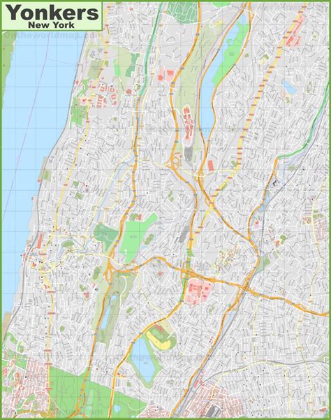 Yonkers Ny Zip Code Map Laminated Want It All Yonkers Ny Zip Code Map Laminated Want It All