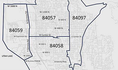 Zip Code For Orem Ut