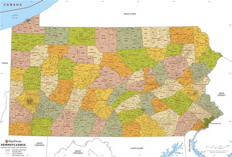Zip Code Map For Central Pennsylvania