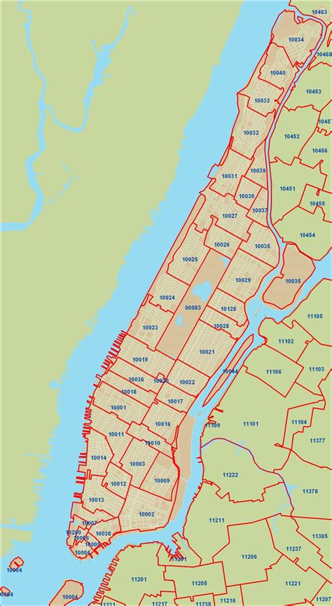 Zip Code Nyc Manhattan